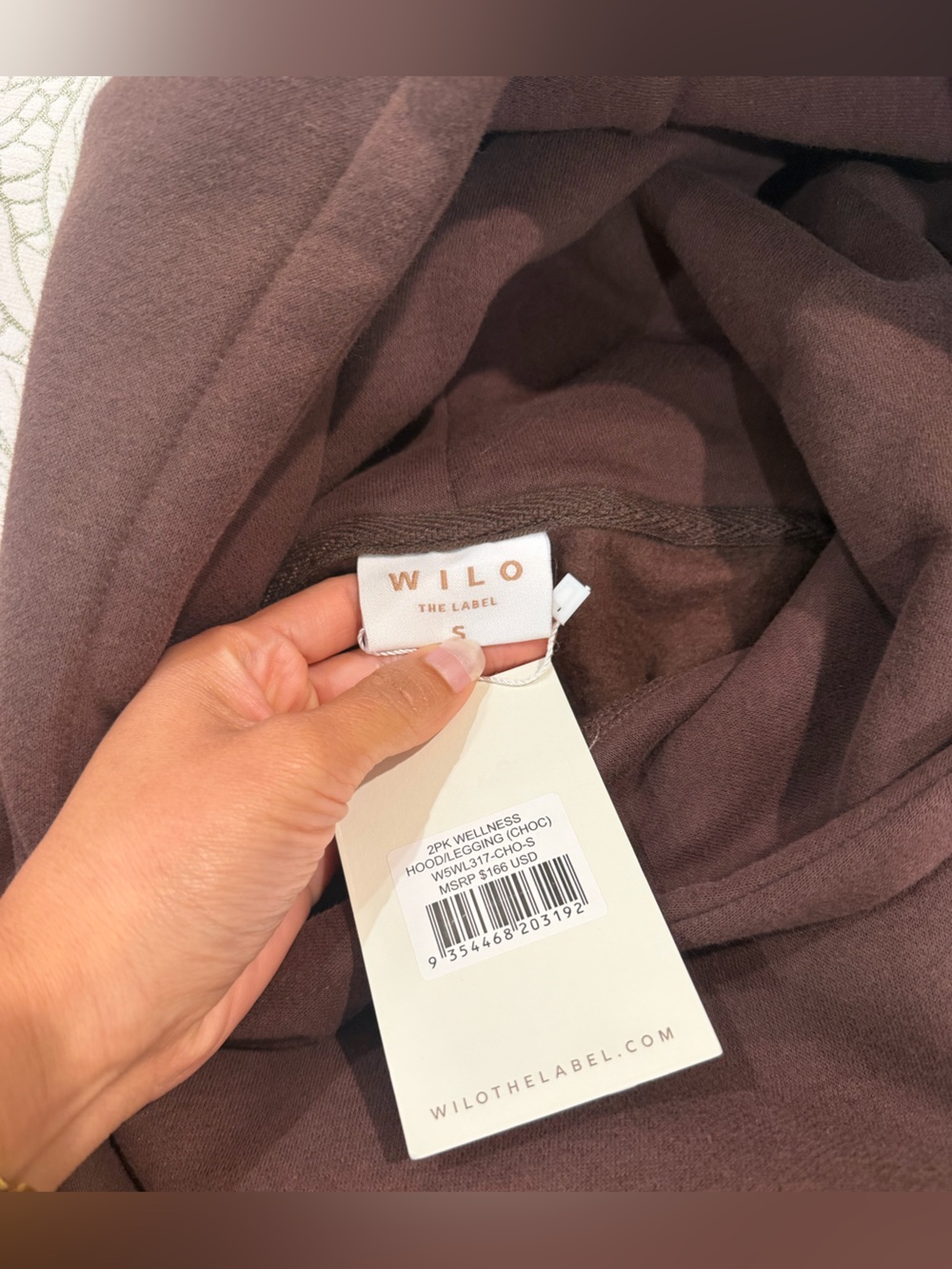 WILO The Label Chocolate Brown Hoodie with Pink Accent SET - Picture 7 of 9